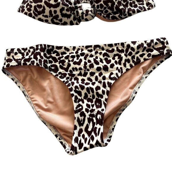 NWT J.Crew Hipster Full-Coverage Leopard Print Bikini Bottom - Picture 5 of 10